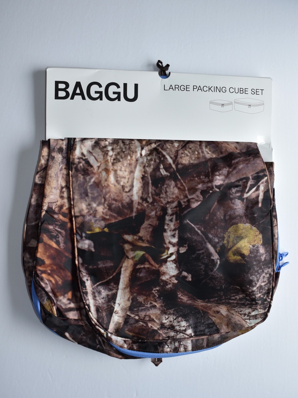 NWT BAGGU Large Packing Cube Set Photo Forest